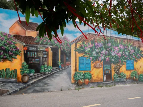 Góc check-in Phố Coffee 1